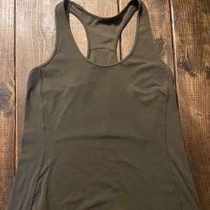 Lululemon tank top. Size 12. Olive green - VGUC